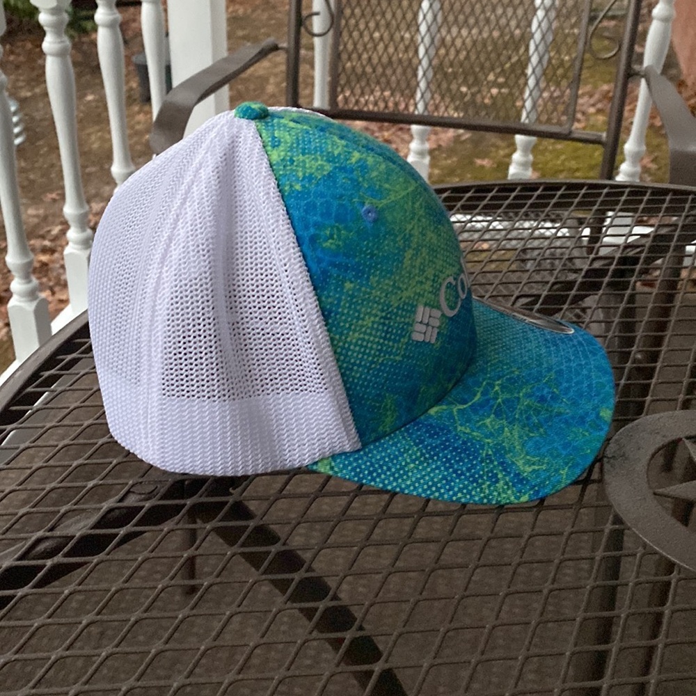 🎣 Columbia PFG FlexFit Small/Medium Fishing Hat Mesh Vented Performance Fishing - Picture 5 of 10